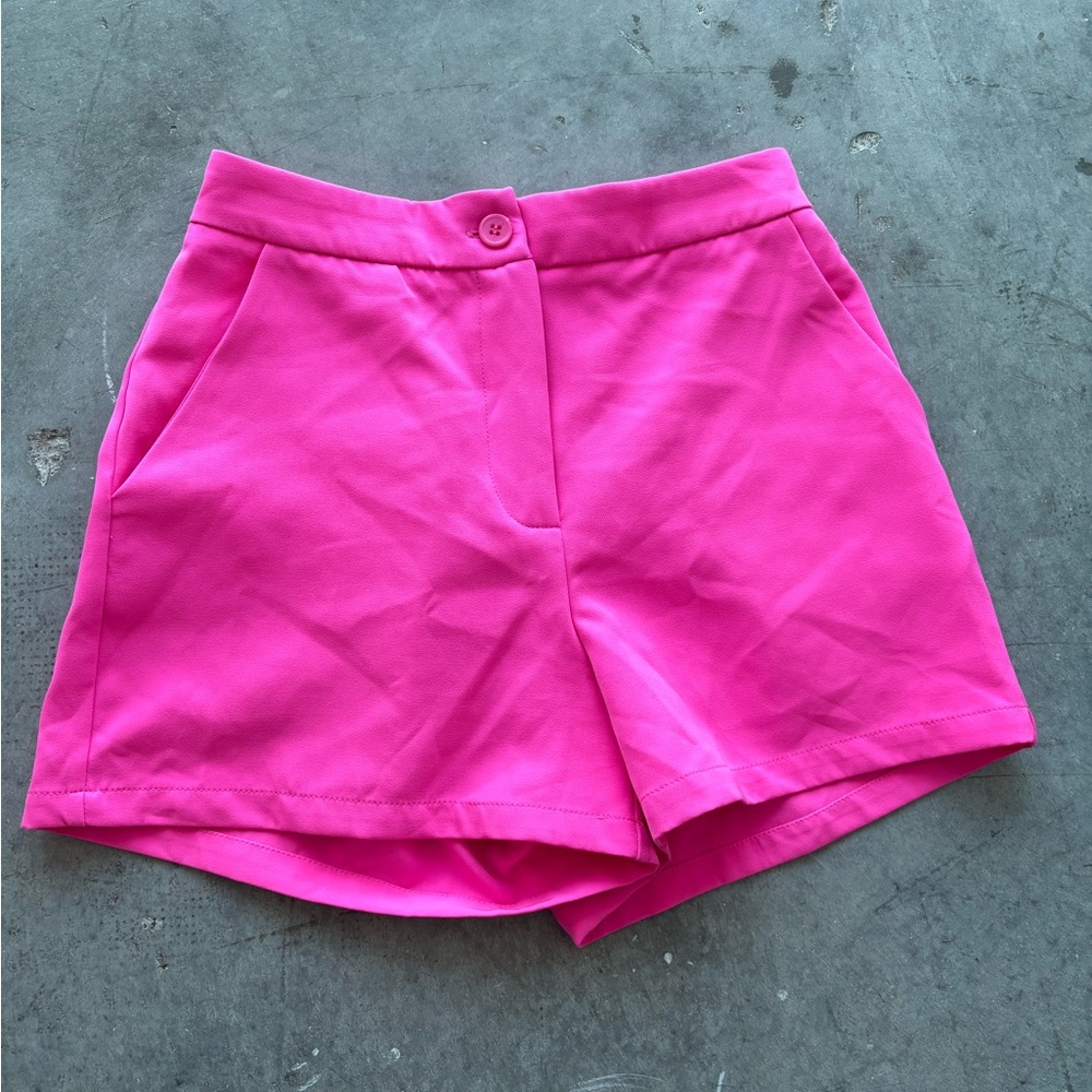 Pink shorts comfortable good length
